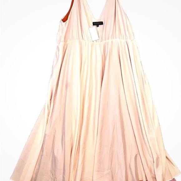 Gorgeous Vibrant Elegant ELOQUII Pink and Red Parachute Plus Size Dress Size 22 - Picture 4 of 5